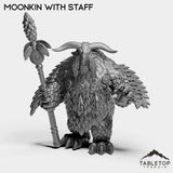 Tabletop Terrain Miniature Moonkin With Staff Troll Druid Forms