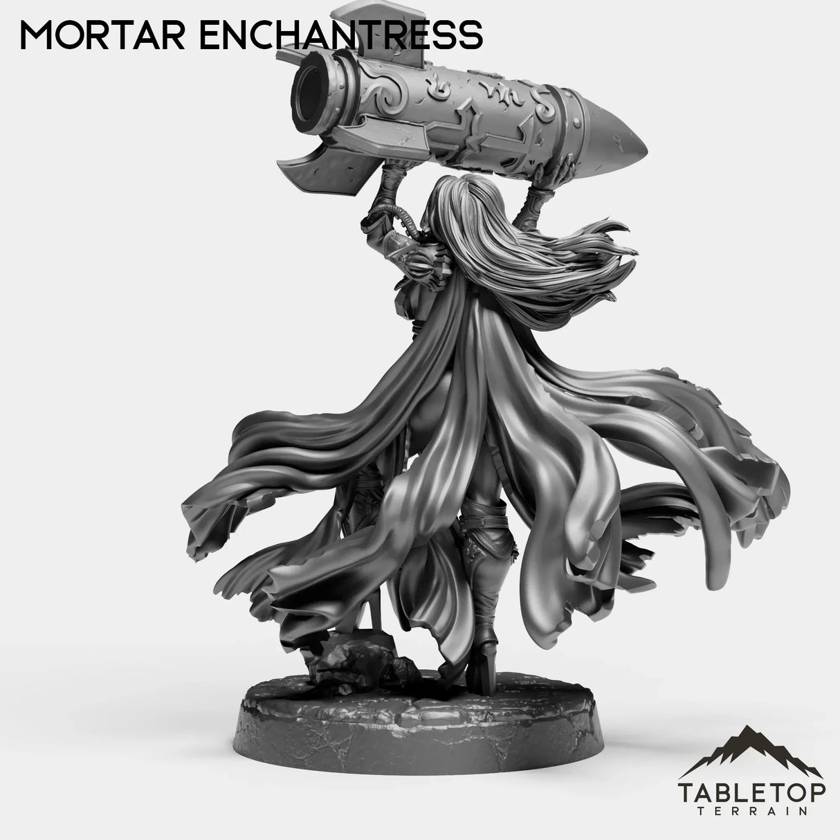 Tabletop Terrain Miniature Mortar Enchantress - Independents