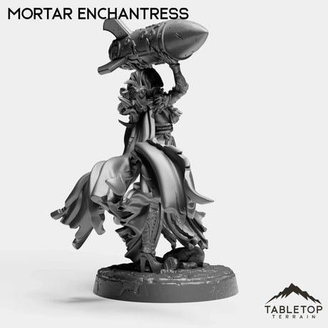 Tabletop Terrain Miniature Mortar Enchantress - Independents