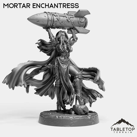 Tabletop Terrain Miniature Mortar Enchantress - Independents