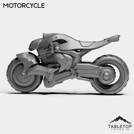 Tabletop Terrain Miniature Motorcycle - The Tribe