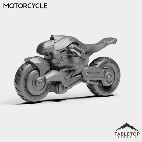 Tabletop Terrain Miniature Motorcycle - The Tribe