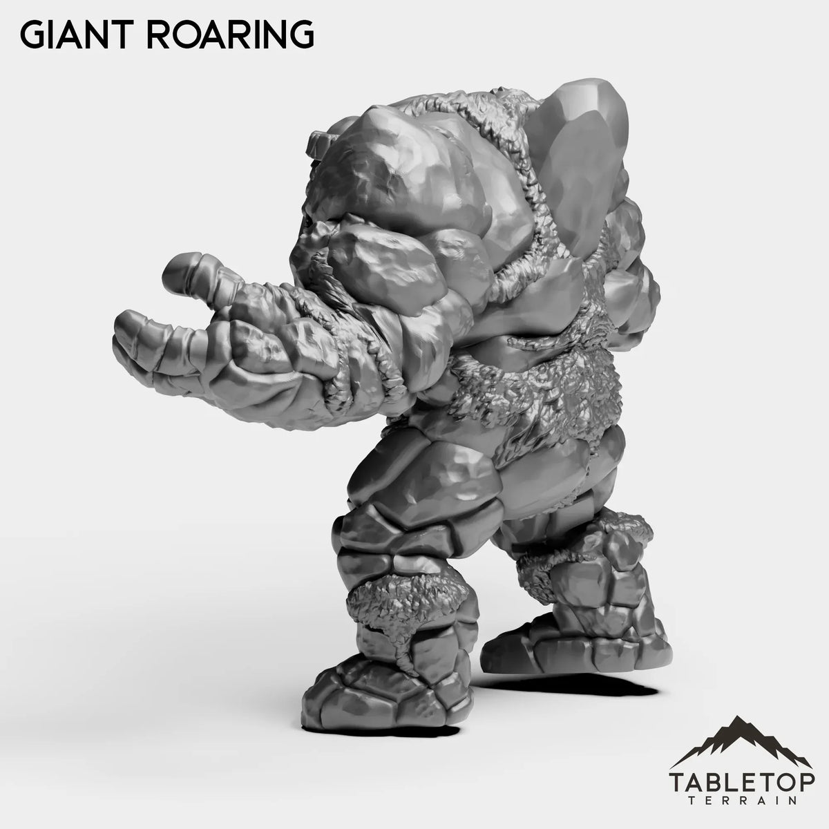 Tabletop Terrain Miniature Mountain Giant Boss