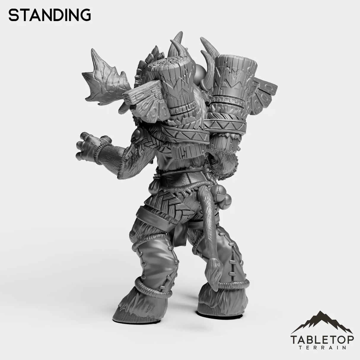 Tabletop Terrain Miniature Mountain Minotaur Caster