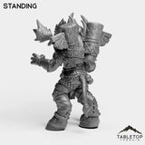 Tabletop Terrain Miniature Mountain Minotaur Caster
