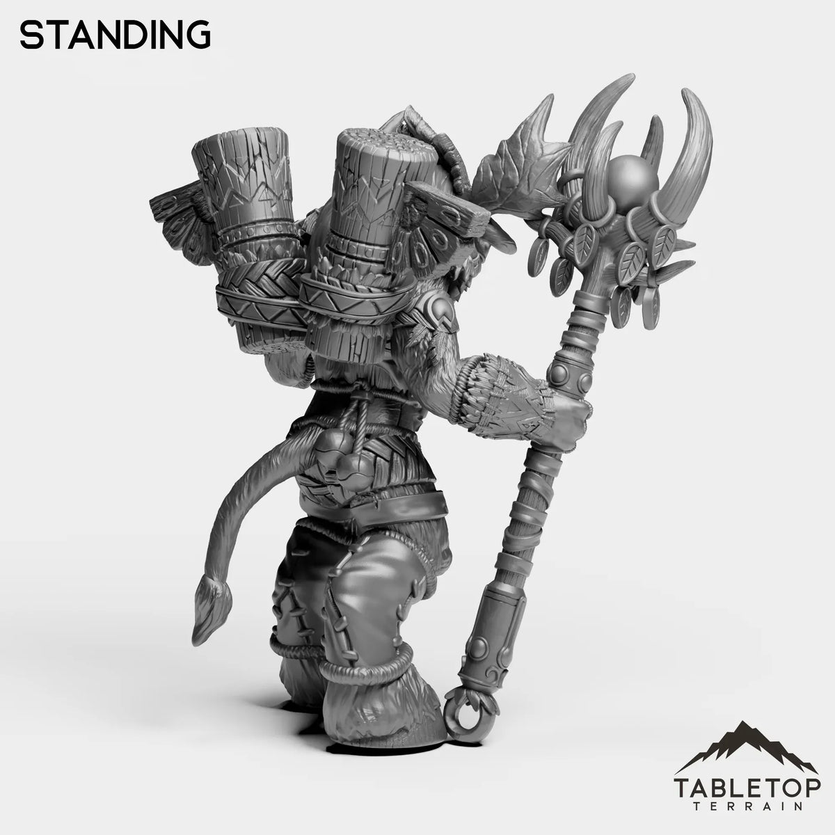 Tabletop Terrain Miniature Mountain Minotaur Caster