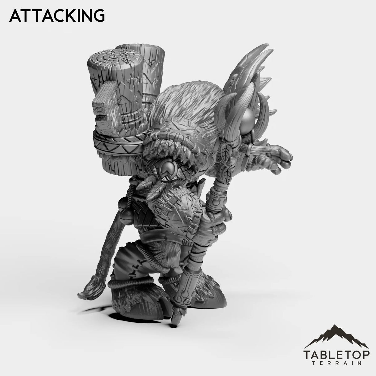 Tabletop Terrain Miniature Mountain Minotaur Caster