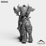 Tabletop Terrain Miniature Mountain Minotaur Female