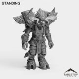 Tabletop Terrain Miniature Mountain Minotaur Female