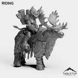Tabletop Terrain Miniature Mountain Minotaur Female
