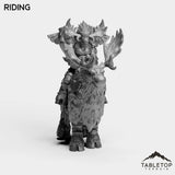 Tabletop Terrain Miniature Mountain Minotaur Female