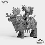 Tabletop Terrain Miniature Mountain Minotaur Female