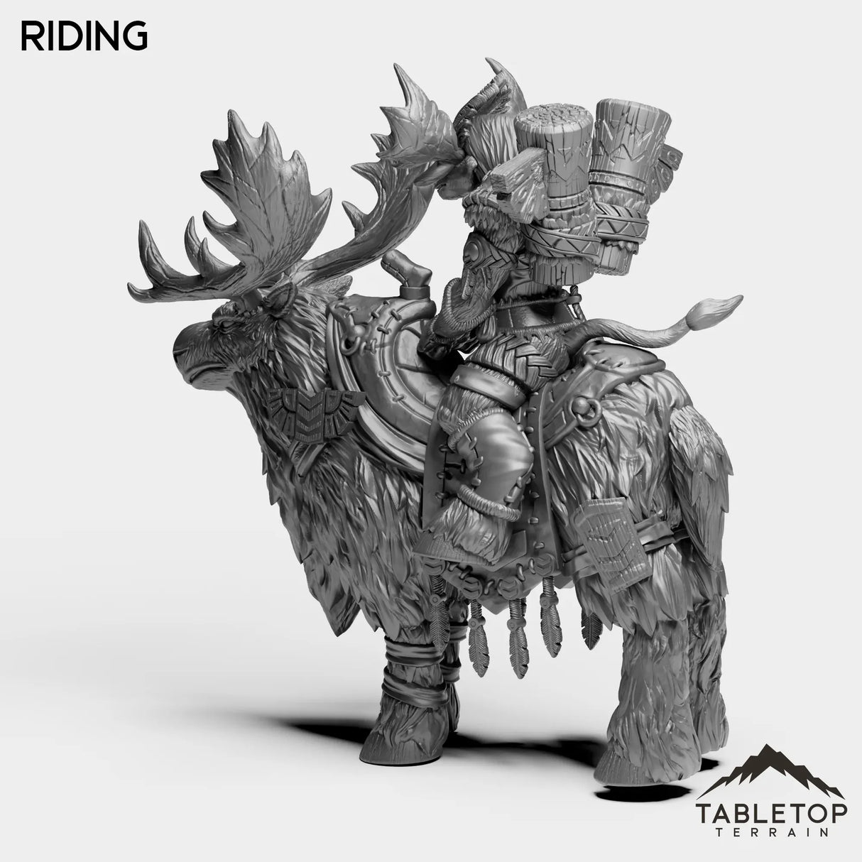 Tabletop Terrain Miniature Mountain Minotaur Female