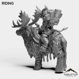 Tabletop Terrain Miniature Mountain Minotaur Female