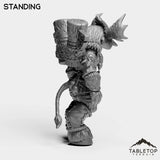 Tabletop Terrain Miniature Mountain Minotaur Female