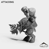 Tabletop Terrain Miniature Mountain Minotaur Leader