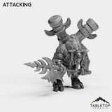Tabletop Terrain Miniature Mountain Minotaur Leader