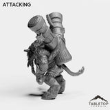 Tabletop Terrain Miniature Mountain Minotaur Leader
