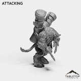 Tabletop Terrain Miniature Mountain Minotaur Leader