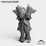 Tabletop Terrain Miniature Mountain Minotaur Rider