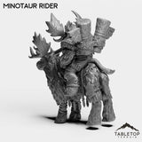 Tabletop Terrain Miniature Mountain Minotaur Rider