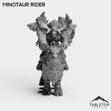 Tabletop Terrain Miniature Mountain Minotaur Rider