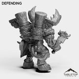 Tabletop Terrain Miniature Mountain Minotaur Warrior
