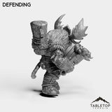 Tabletop Terrain Miniature Mountain Minotaur Warrior