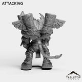 Tabletop Terrain Miniature Mountain Minotaur Warrior