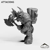 Tabletop Terrain Miniature Mountain Minotaur Warrior