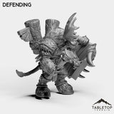 Tabletop Terrain Miniature Mountain Minotaur Warrior