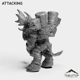 Tabletop Terrain Miniature Mountain Minotaur Warrior