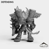 Tabletop Terrain Miniature Mountain Minotaur Warrior