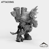 Tabletop Terrain Miniature Mountain Minotaur Warrior