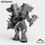 Tabletop Terrain Miniature Mountain Minotaur Warrior Female
