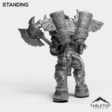 Tabletop Terrain Miniature Mountain Minotaur Warrior Female
