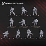 Tabletop Terrain Miniature MSC 1st Assault Team (x15)