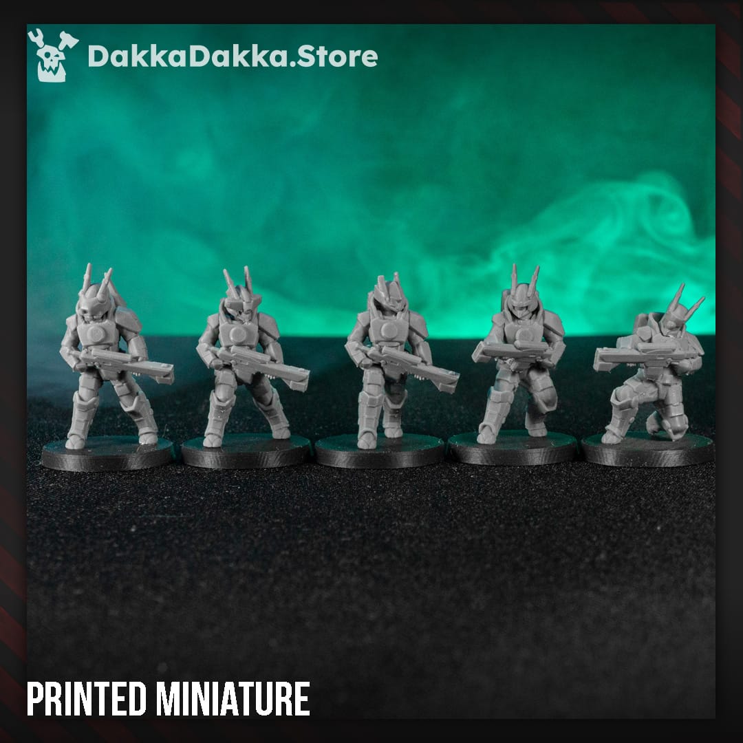 Tabletop Terrain Miniature MSC 1st Assault Team (x15)
