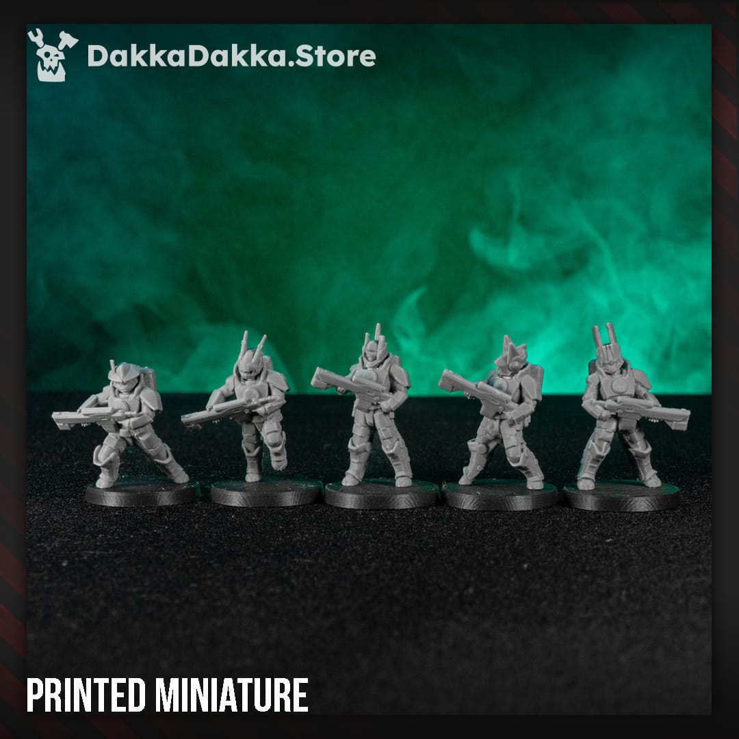 Tabletop Terrain Miniature MSC 1st Assault Team (x15)