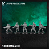 Tabletop Terrain Miniature MSC 1st Assault Team (x15)