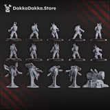 Tabletop Terrain Miniature MSC 2nd Assault Team  (x15)