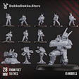 Tabletop Terrain Miniature MSC 2nd Assault Team  (x15)