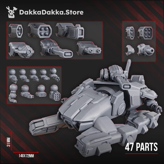 Tabletop Terrain Miniature MSC APC "Solarwind"