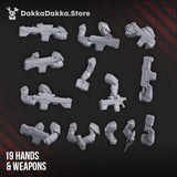 Tabletop Terrain Miniature MSC Assault Team (build kit)