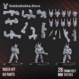 Tabletop Terrain Miniature MSC Assault Team (build kit)