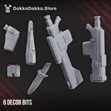 Tabletop Terrain Miniature MSC Assault Team (build kit)