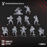 Tabletop Terrain Miniature MSC Breakout Team