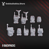 Tabletop Terrain Miniature MSC Circumsolar Infantry Squad (build kit)