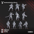 Tabletop Terrain Miniature MSC Operations Team 2nd Division Squad (x10)