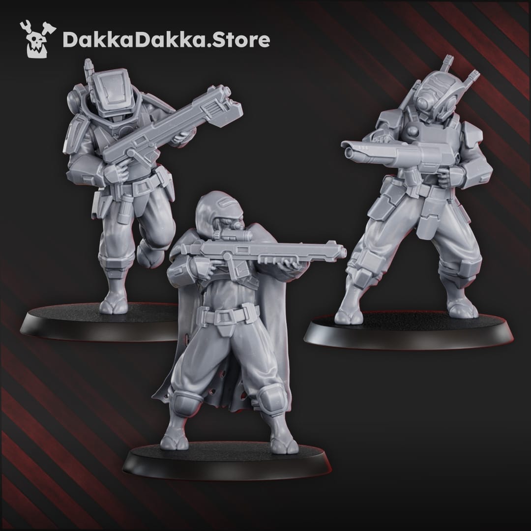 Tabletop Terrain Miniature MSC Operations Team 2nd Division Squad (x10)